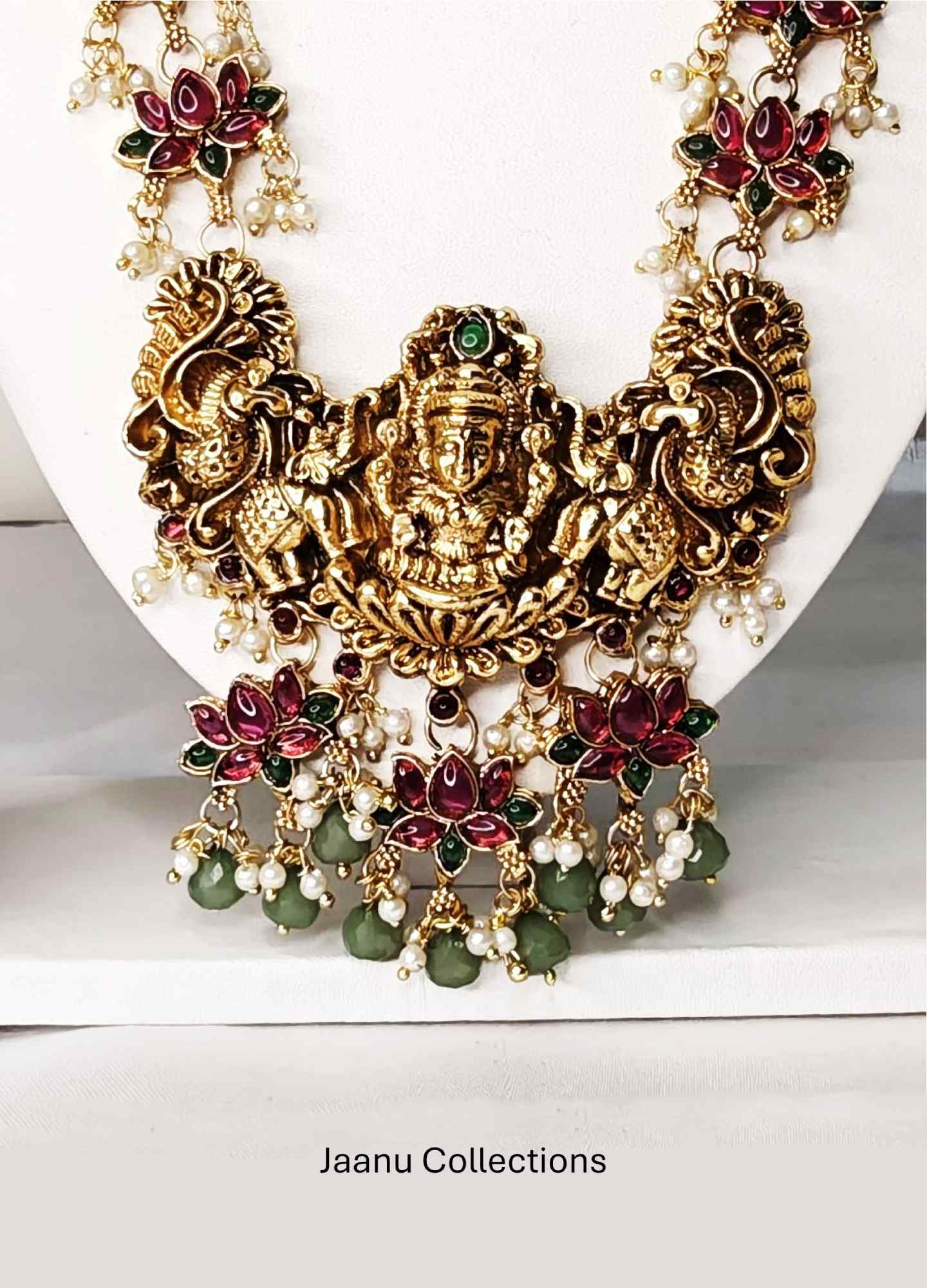 Kemp Lakshmi & Lotus Haram & Earrings