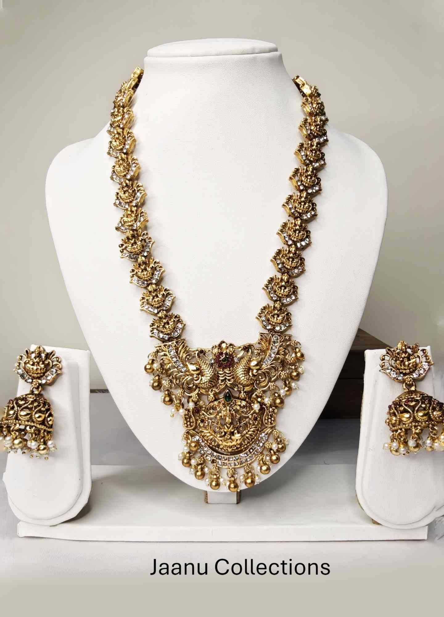 Jaanu Collections_Jewellery Collection_product Nagas Lakshmi Haram & Jumkas1